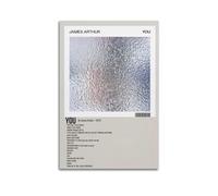 James Arthur Album Poster Canvas Poster Room Decor Aesthetic Poster Artistic Poster for Bedroom Living Room Walls 12x18inch(30x45cm) Unframe-Style