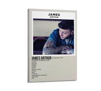 James Arthur Album Poster Canvas Poster Room Decor Aesthetic Poster Artistic Poster for Bedroom Living Room Walls 08x12inch(20x30cm) Frame-Style