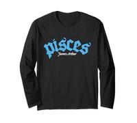 James Arthur Pisces Logo Black Long Sleeve T-Shirt