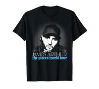 James Arthur Pisces World Tour Photo T-Shirt, Men, Black, 3X-Large