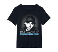 James Arthur Pisces World Tour Photo T-Shirt, Women's Plus, Black, 4X