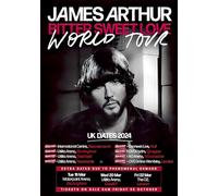 James Arthur UK Tour 2024 A3 A4 Print Poster Wall Art Home Decor Album Gift Present Photo Living Room Dining Room Bedroom Unframed Concert Tour Gig Live Show Music (A4)
