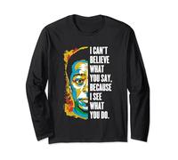 James Baldwin Graffiti Art Juneteenth Black History Month Long Sleeve T-Shirt