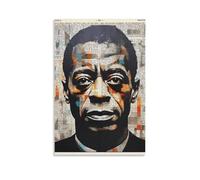 James Baldwin Poster Black History Print Afro American Art James Baldwin BLM Activist Resist African American Gift for Novelist Home Decor Canvas Poster Wall Art Decor Print Picture Paintings for Livi