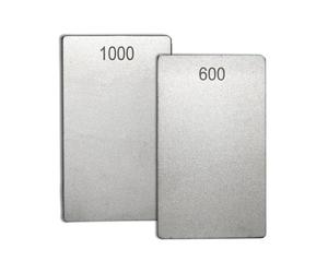 James Barry Woodcarver’s Diamond Sharpening Stone - 600/1000 Grit Dual-Sided Credit Card Stone, 3" x 2", 1.6mm Thick - Precision Honing for Carving Tools, Blades, Router Bits - ECCSFF
