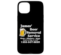 James' Beer Removal Service Funny Gag Mens Fun Novelty Case for iPhone 15 Plus