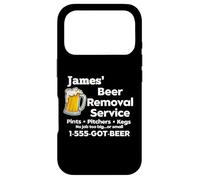 James' Beer Removal Service Funny Gag Mens Fun Novelty Case for iPhone 17 Pro