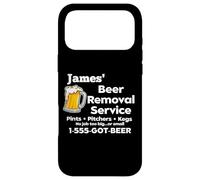 James' Beer Removal Service Funny Gag Mens Fun Novelty Case for iPhone 17 Pro Max