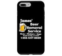James' Beer Removal Service Funny Gag Mens Fun Novelty Case for iPhone 7 Plus/8 Plus