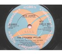 James, Bob The Steamin Feelin 7" CBS CBSA1837 EX 1981 there is handwritten number on label and 2mm drill hole in label rim