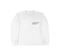 James Bond 007 'Goldeneye Japanese Poster' (White) Long Sleeve Shirt (Large)