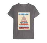 James Bond 007 T-Shirt: Octopussy German Poster OFFICIAL NEW