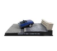 JAMES BOND - 1/43 miniature car compatible with Renault 11 Parisian taxi: crashed R11 car from the 007 film Dangerously yours - DYG2