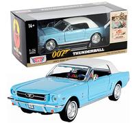 James Bond 1964 1/2 Ford Mustang 1/24 DIECAST Model CAR THUNDERBALL Edition by MOTORMAX 79855