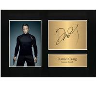 James Bond Autograph Daniel Craig 007 Signed | A4 Printed Photo Reproduction Print Picture Display Film Memorabilia Spy Movie Wall Art No70