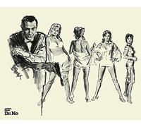 James Bond Dr. No Sketch Canvas Print, Multi-Colour, 40 x 50 cm