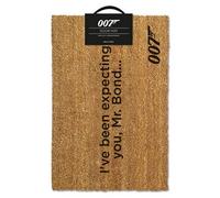 James Bond Ive Been Expecting You Door Mat Brown (One Size)