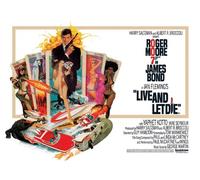 James Bond "Live and let Die Canvas Print, Multi-Colour, 60 x 80 cm