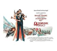 James Bond "Octopussy Canvas Print, Multi-Colour, 60 x 80 cm