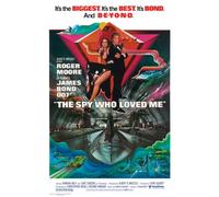 James Bond "The Spy Who Loved Me Canvas Print, Multi-Colour, 60 x 80 cm