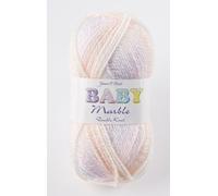 James Brett Baby Marble DK Knitting Yarn Soft Double Knit Wool 5 x 100g (Lilac Peach & Lemon - BM8)