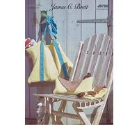 James Brett DK Knitting Pattern Intermediate Knit Beach Bag & Sunglasses Case Set (JB795)