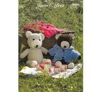 James Brett Flutterby Chunky Knitting Pattern for Stuffed Teddy (JB809)