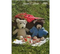 James Brett Flutterby Chunky Knitting Pattern for Stuffed Teddy (JB809)