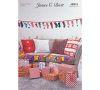 James Brett JB815 DK Knitting Pattern Advent Calendar Socks & Cushion Covers