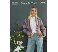 James Brett Ladies Cardigan Double Knitting Intermediate Pattern Womens (JB921)