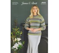 James Brett Ladies Sweater Double Knitting Pattern Womens Jumper (JB920)