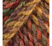 James Brett Marble Chunky Knitting Yarn 100% Soft Acrylic Wool 200g Ball (Green Yellow & Red Mix MC7)