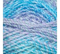 James Brett Marble Chunky Knitting Yarn 100% Soft Acrylic Wool 200g (MC93 - Blue Lilac Green)