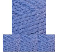 James Brett Top Value Super Chunky Knitting Wool 100% Acrylic Yarn 1 x 100g Ball (Denim - TSC05) (Pack of 4)