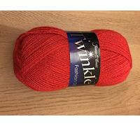 James Brett Twinkle Fashion DK Double Knitting Wool 1 x 100g Ball Glitter Yarn (Red - TK3)