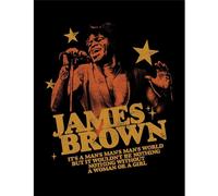 James Brown Man´s World Framed Poster in Black James Brown Black