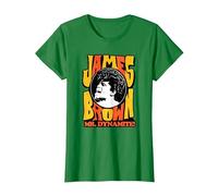 James Brown Mr Dynamite T-Shirt, Women, Kelly Green, XX-Large