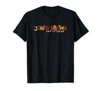 James Brown Say It Loud T-Shirt, Men, Black, 4X-Large