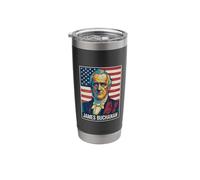 James Buchanan Portrait Stainless Steel Insulated Tumbler