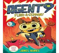 James Burks Agent 9: Flood-a-geddon Paperback Book in White James Burks White