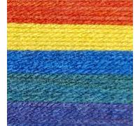 James C Brett Aurora Chunky with Wool 100g Knitting Yarn (AC07 Rich Rainbow, 1 Ball)