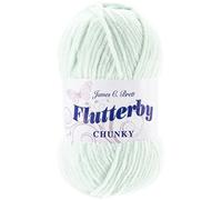 James C. Brett B11 Flutterby Chunky Yarn-Mint