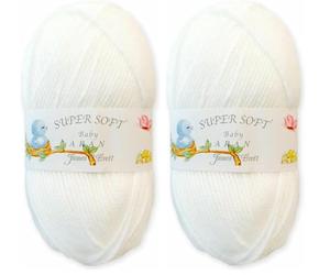 James C Brett - Baby Aran - 100g Balls - BA4 (Pack of 2)