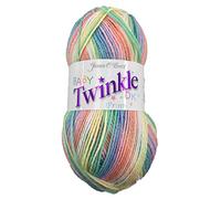 James C Brett Baby Twinkle Print dk Knitting Yarn, Acrylic