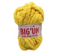 James C Brett BIG'UN Super Mega Chunky 300g Ball for 20mm Needles or Finger Knitting (BU04 Primrose, 1 Ball)