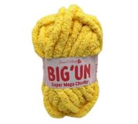 James C Brett BIG'UN Super Mega Chunky 300g Ball for 20mm Needles or Finger Knitting (BU04 Primrose, 1 Ball)