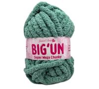 James C Brett BIG'UN Super Mega Chunky 300g Ball for 20mm Needles or Finger Knitting (BU06 Eucalyptus, 1 Ball)
