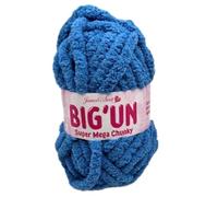 James C Brett BIG'UN Super Mega Chunky 300g Ball for 20mm Needles or Finger Knitting (BU07 Bluebell, 1 Ball)