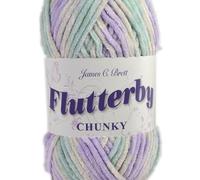 James C Brett Flutterby Chunky 100g Knitting Yarn - B58 Stillness