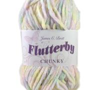 James C Brett Flutterby Chunky 100g Knitting Yarn - B78